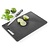 Hendi Polyethylene Cutting Board 200 x 300 mm Black with Handle