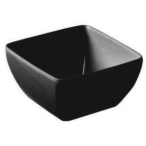 Hendi Kwadratowa miska z melaminy czarna 190x190 mm