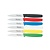 Hendi Haccp Set of Peeling Knives Multicolour 90 mm (Pack of 6)