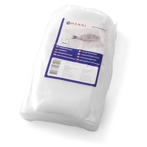 Hendi Knurled bags for cooking for a vacuum packing machine, dim. 250x350 mm, pack of 100 pcs. Hendi Knurled bags for cooking for a vacuum packing machine, dim. 250x350 mm, pack of 100 pcs.