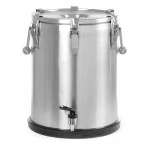 Hendi Insulated Stainless Steel Container 25 L with Tap