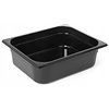 Hendi Polycarbonate Gastronorm Container 1/2 150 mm, Black