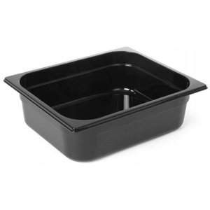 Hendi Polycarbonate Gastronorm Container 1/2 150 mm, Black Hendi Polycarbonate Gastronorm Container 1/2 150 mm, Black