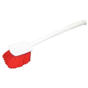 Hendi HACCP Brush with long handle 520 mm - red