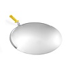 Lilly Codroipo Stainless Steel Pizza Peel Ø400x570 mm, Round, Yellow