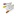 Hendi Chalk markers cut tip 6mm, yellow, pink, brown, 2 x white - set of 5