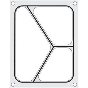 Cas Mould for CAS CDS-01 welding machine for 227x178 triple tray Cas Mould for CAS CDS-01 welding machine for 227x178 triple tray