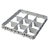 Cambro Nadstawka do koszy CAMBRO FULL DROP 500×500 mm szara, model E1 9 przegródek