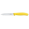 Victorinox Knife for Vegetables, with Smooth Blade Yellow 100 mm