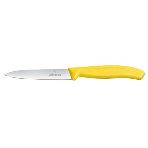 Victorinox Knife for Vegetables, with Smooth Blade Yellow 100 mm Victorinox Knife for Vegetables, with Smooth Blade Yellow 100 mm