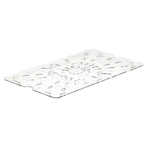 Cambro Perforated drainer for CAMBRO CAMWEAR® containers made of polycarbonate GN 1/8 Cambro Perforated drainer for CAMBRO CAMWEAR® containers made of polycarbonate GN 1/8