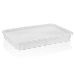 AmerBox Pojemnik na ciasto do pizzy z polipropylenu 600x400x(H)105 mm AmerBox Pojemnik na ciasto do pizzy z polipropylenu 600x400x(H)105 mm