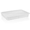 AmerBox Pojemnik na ciasto do pizzy z polipropylenu 600x400x(H)80 mm
