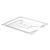 Hendi Polycarbonate Gastronorm Lid 1/2, Transparent with Sous Vide Indentation and Handle