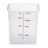 Cambro CAMBRO CamSquare® 7.6 l transparent polypropylene food container