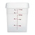 Cambro CAMBRO CamSquare® 7.6 l transparent polypropylene food container