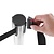 Hendi Barrier Post (h)935 mm, Silver with Black Tape 2700 mm