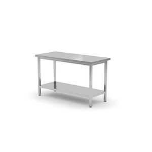Hendi Central table with a shelf - bolted, with dimensions 800x700x850 mm