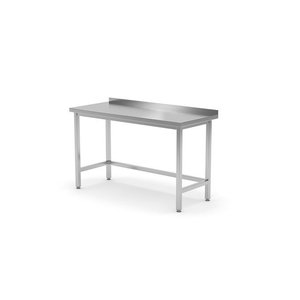 Hendi Stół roboczy przyścienny - skręcany z rantem, o wym. 1000x700x850 mm Hendi Stół roboczy przyścienny - skręcany z rantem, o wym. 1000x700x850 mm