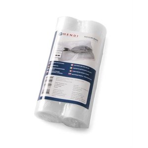 Hendi Knurled bags for cooking for a vacuum packing machine, dim. 150x400 mm, pack of 100 pcs.