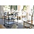 Hendi Waiter's trolley, 3 shelves, black, 900x590x930 mm