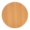 Bolero Round Bolero table top with 800mm beech finish
