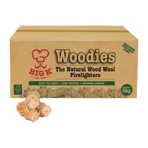 Big K Podpałka z naturalnej wełny drzewnej FSC 2Kg Big K Podpałka z naturalnej wełny drzewnej FSC 2Kg