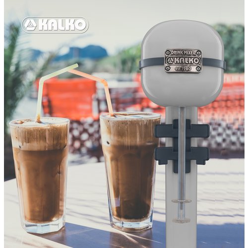 Kalko Urządzenie do Milkshake 350W ze stali nierdzewnej, kolor biały Kalko Urządzenie do Milkshake 350W ze stali nierdzewnej, kolor biały