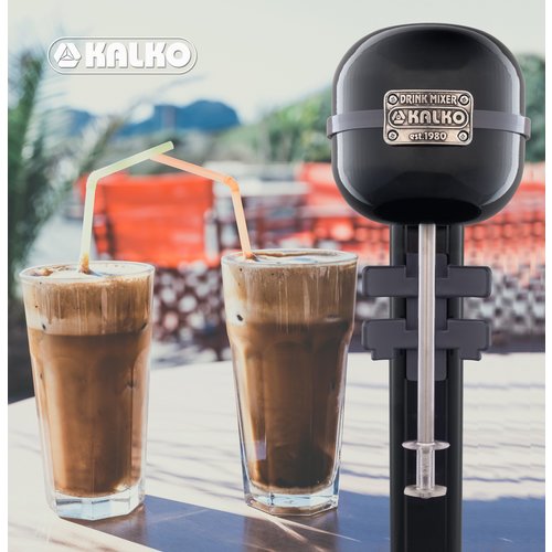 Kalko Urządzenie do Milkshake 350W ze stali nierdzewnej, kolor czarny Kalko Urządzenie do Milkshake 350W ze stali nierdzewnej, kolor czarny