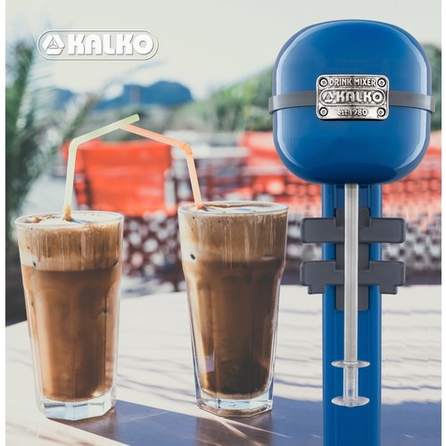 Kalko Urządzenie do Milkshake 350W ze stali nierdzewnej, kolor niebieski Kalko Urządzenie do Milkshake 350W ze stali nierdzewnej, kolor niebieski