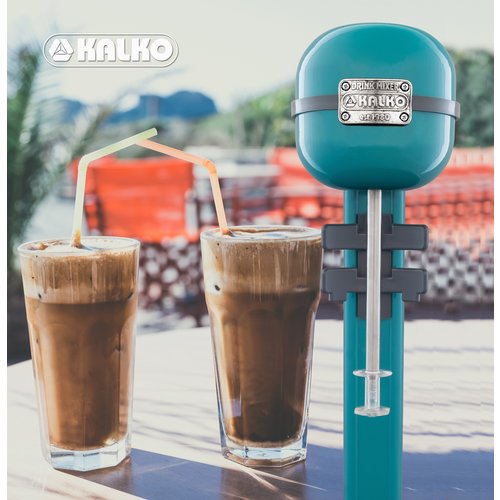 Kalko Urządzenie do Milkshake 350W ze stali nierdzewnej, kolor turkusowy Kalko Urządzenie do Milkshake 350W ze stali nierdzewnej, kolor turkusowy