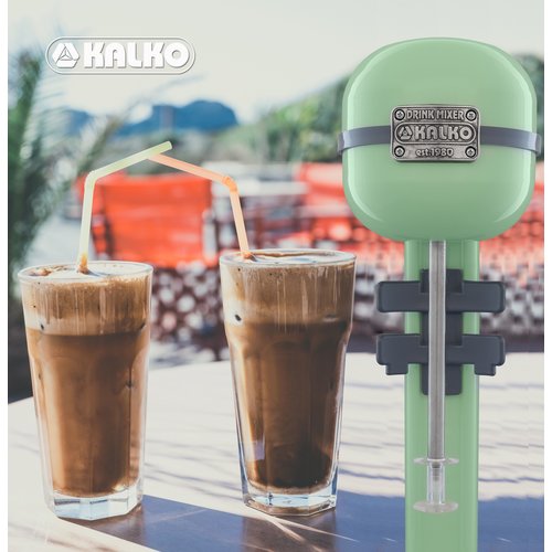 Kalko Urządzenie do Milkshake 150W, 2 prędkości, kolor miętowy Kalko Urządzenie do Milkshake 150W, 2 prędkości, kolor miętowy
