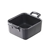 REVOL Mini deep square dish - 7 x 7 x 3.5 cm, cast iron style color Bc Miniature Square Dish,Deep line REVOL