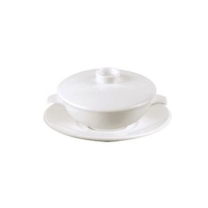 Rak Cream soup bowl with a lid 270 ml Nano line PORCELAIN Rak Cream soup bowl with a lid 270 ml Nano line PORCELAIN