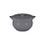 Rak Round Cream soup bowl with a lid stone 45 cl, dia. 10.6 cm Chef's Fusion line PORCELAIN