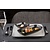 Rak Square dish 11 cm AUREA black- PORCELAIN