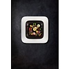Rak Square dish 15 cm AUREA black - PORCELAIN Rak Square dish 15 cm AUREA black - PORCELAIN