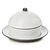 REVOL Dim sum basket set with lid and ceramic plate, white cumulus color Dim Sum Basket+Cloche+Under Liner line REVOL