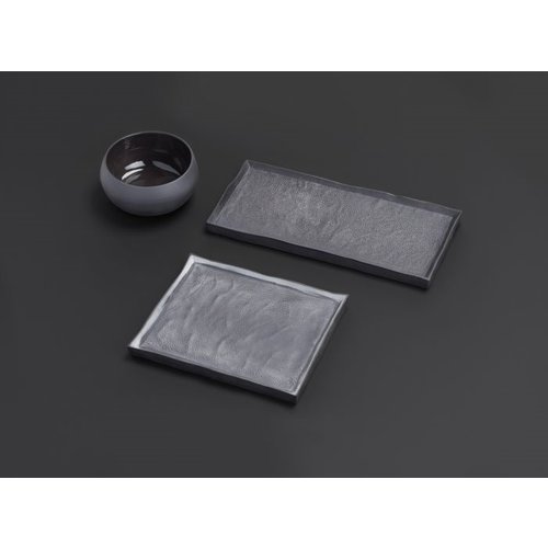 REVOL Rectangular plate, black moon color Solstice Rectangular Plate 21Cm line REVOL REVOL Rectangular plate, black moon color Solstice Rectangular Plate 21Cm line REVOL