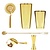Bareq Set barmański złoty