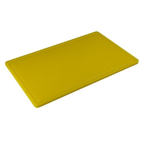 TOM-GAST Polyethylene Cutting Board 400 x 600 mm Yellow TOM-GAST Polyethylene Cutting Board 400 x 600 mm Yellow