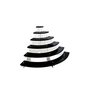 TOM-GAST Counter display, 1/4 circle, black TOM-GAST Counter display, 1/4 circle, black