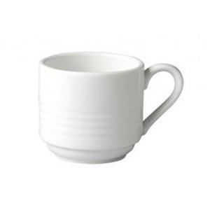 Rak Stackable White Espresso Cup 90 ml, Rondo