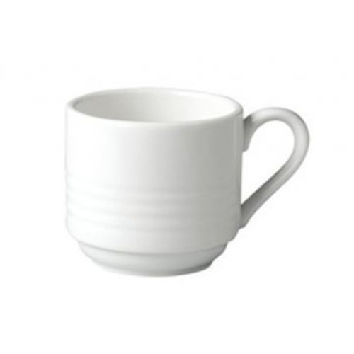 Rak Stackable White Espresso Cup 90 ml, Rondo Rak Stackable White Espresso Cup 90 ml, Rondo