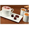 Rak White Saucer, 180 x 140 mm, Allspice Rak White Saucer, 180 x 140 mm, Allspice