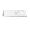 Rak White Saucer, 240 x 140 mm, Allspice Rak White Saucer, 240 x 140 mm, Allspice