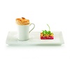 Rak White Saucer, 280 x 140 mm, Allspice Rak White Saucer, 280 x 140 mm, Allspice