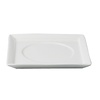 Rak White Saucer 130 x 130 mm, Minimax Rak White Saucer 130 x 130 mm, Minimax