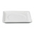 Rak Spodek do filiżanki kwadratowy biały 140 x 140 mm, Minimax