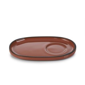 REVOL Spodek 130 x 80 mm cynamonowy, Caractere REVOL Spodek 130 x 80 mm cynamonowy, Caractere